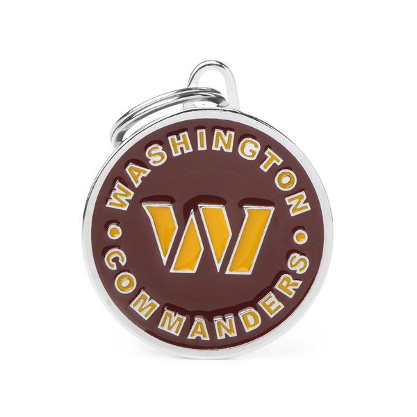MyFamily NFL Washington Commanders Pet ID Tag, Medium