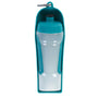 Messy Mutts Squeezable Travel Water Bottle with Removable Bowl for Dogs, Blue