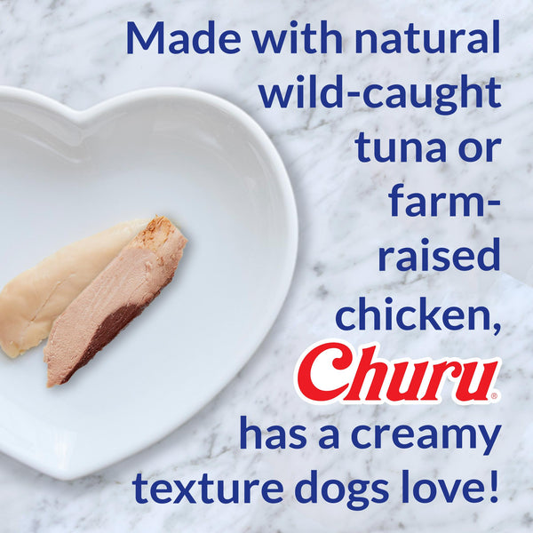 INABA Churu Meal Topper Chicken with Cheese for Dogs