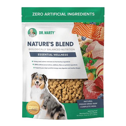 Dr. Marty Nature's Blend Essential Wellness Freeze-Dried Raw Dog Food (CA)