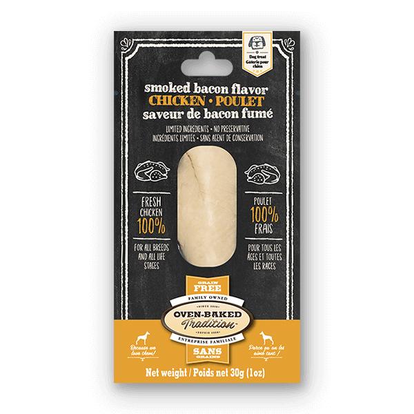 Oven-Baked Tradition Filet de poulet et bacon friandises pour chiens