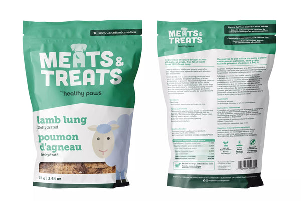 Healthy Paws Lamb Lung Dehydrated Dog Treats