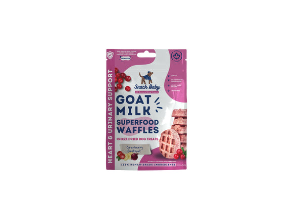 Snack Baby Superfood Waffles Cranberry Beetroot Freeze-Dried Dog Treats