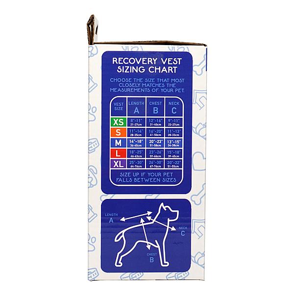 Calm Paws Behavior Support Calming Recovery Vest with Calming Disc for Dogs