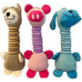 Amazing Pet Products Jouet pour chien en peluche animal à cou souple, Assortiment