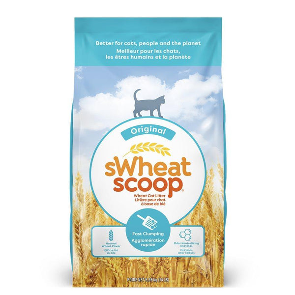 sWheat Scoop Original Fast-Clumping Natural Wheat Cat Litter