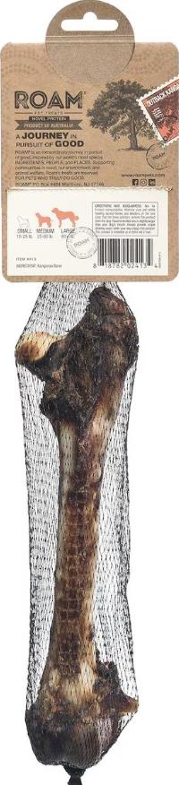 Roam Roo Chopper Outback Kangaroo Femur Bone Dog Treats, Medium/Large
