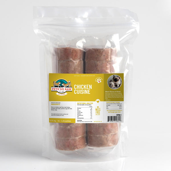 Pets Go Raw Cuisine Chicken surgelée pour chats