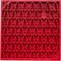 SodaPup eMat Peace Tree Design Enrichment Lick Mat Dog Slow Feeder, Red
