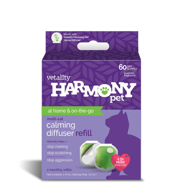 Vetality Harmony Pet Calming Home Diffuser Refills for Cats