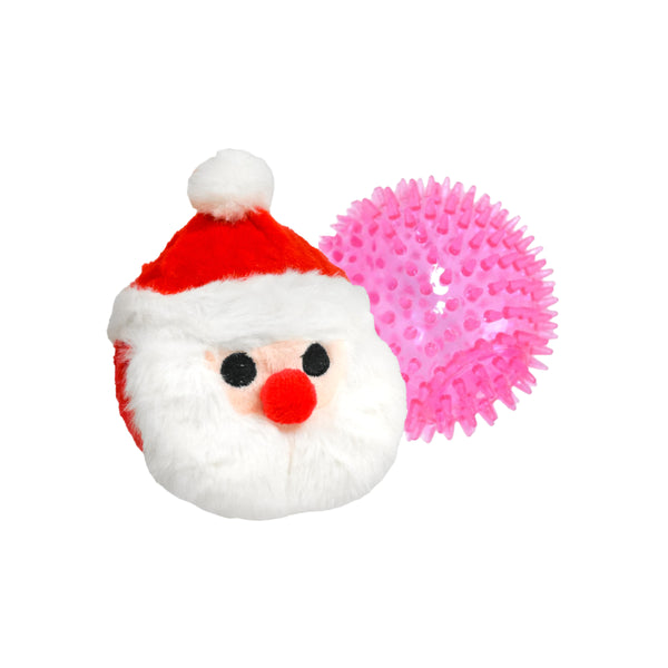Patchwork Pet Pricklet Santa Dog Toy