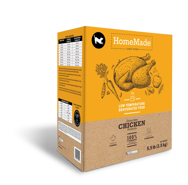 Home Made au poulet sans grains pour chiens