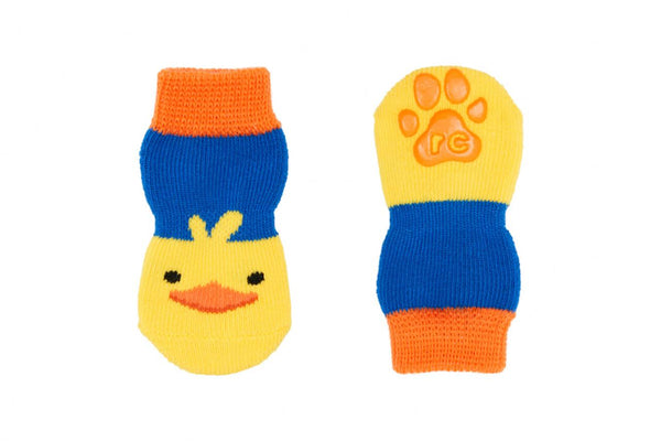 RC Pets Fun PAWks Dog Socks, Ducky