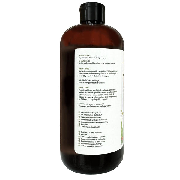 Totally Raw Pet Food H Seed Oil Dog Supplement