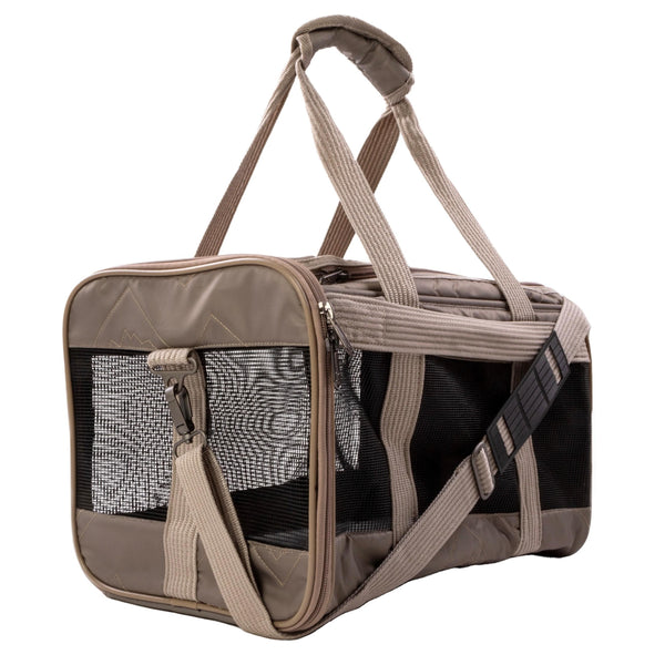 Sherpa Deluxe Airline Approved Soft Sided Pet Carrier, Driftwood Grey