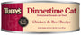 Tuffy's Pet Foods Dinnertime Poulet & Boeuf Pâté pour chats en conserve