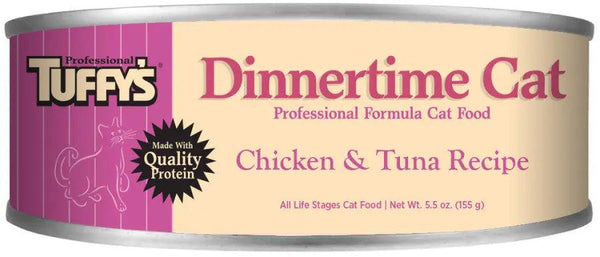 Tuffy's Pet Foods Dinnertime Poulet & Thon Pâté pour chats en conserve