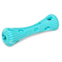 Messy Mutts Totally Pooched Stuff'n Brush Stick Dog Toy, Teal