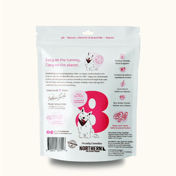Northern Biscuit Softies Peanut Butter & Bacon Dog Treats