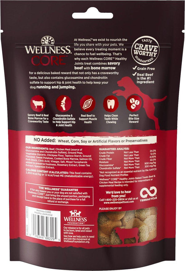 Wellness CORE Healthy Joints Beef & Chicken Grain-Free Dog Treats