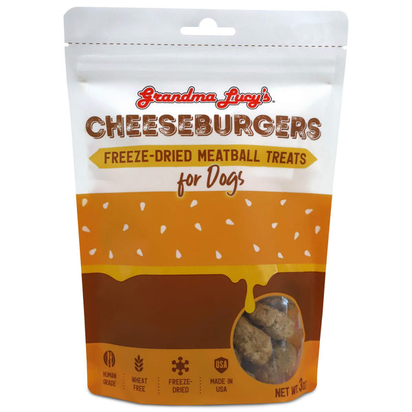 Grandma Lucy's Cheeseburgers Meatball Freeze-Dried Dog Treats