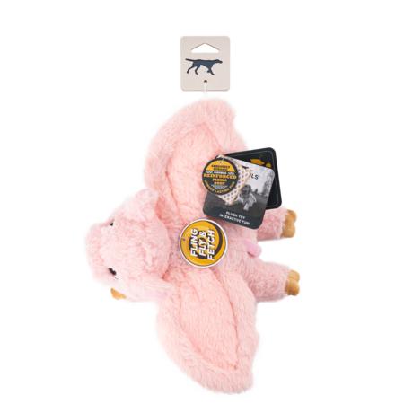 Tall Tails Flying Pig Plush Dog Toy