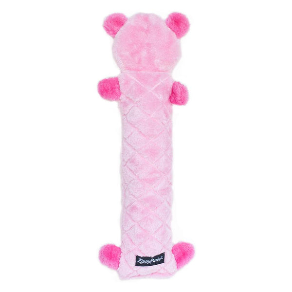 ZippyPaws Valentine’s Jigglerz Pink Bear Dog Toy