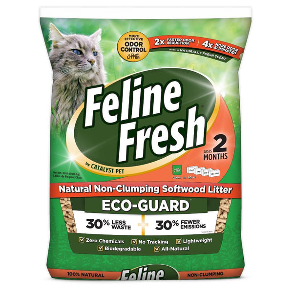 Feline Fresh Natural Non-Clumping Softwood Cat Litter