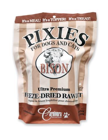 Carnivora Pixies Bison Freeze-Dried Raw Dog & Cat Food