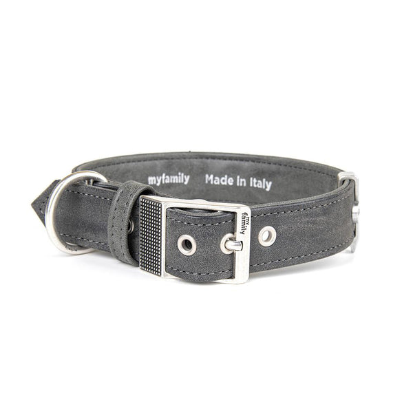 MyFamily Royal Dog Collar, Grey