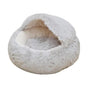 PetPals Igloo Pet Bed, Pearl Grey