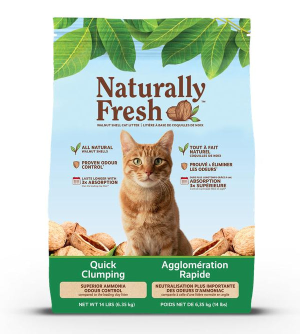 Naturally Fresh Walnut-Based Quick-Clumping Cat Litter (CA)
