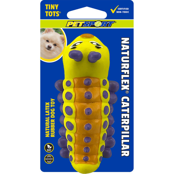 Petsport Naturflex Tiny Tots Caterpillar Dog Toy