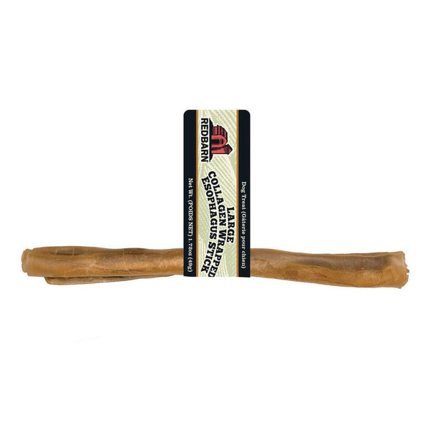 Redbarn Collagen Wrapped Esophagus Stick Dog Treats, Large