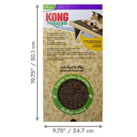 KONG Naturals Pop-Up Incline Scratcher Cat Toy