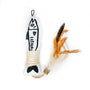 Go Cat Cat Lures Jouet à herbe à chat avec fixation Barracuda, Assortiment.