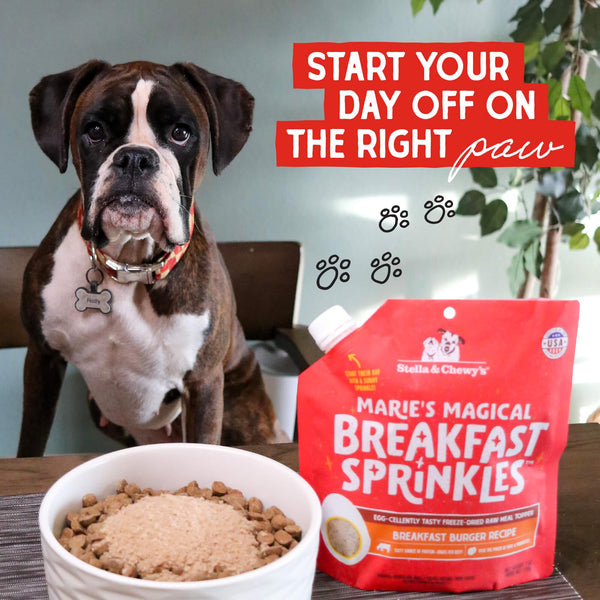 Stella & Chewy's Marie's Magical Breakfast Sprinkles Breakfast Burger Freeze-Dried Dog Food Topper