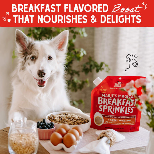 Stella & Chewy's Marie's Magical Breakfast Sprinkles Breakfast Burger Freeze-Dried Dog Food Topper