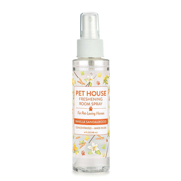 Pet House Spray Désodorisant d’Ambiance, Vanille Santal