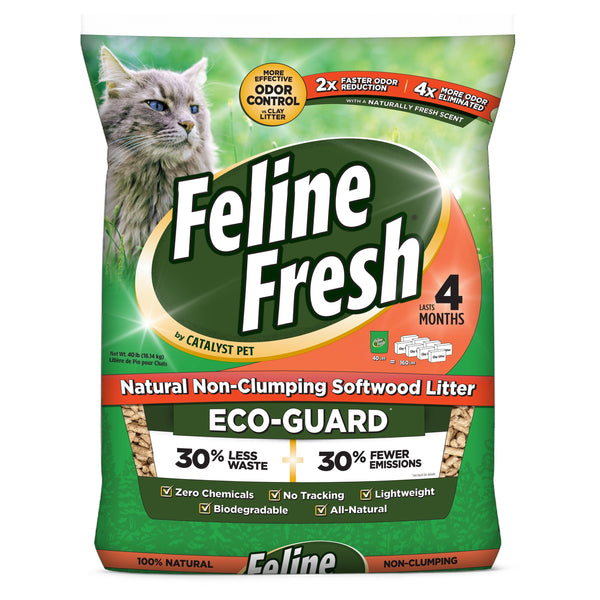 Feline Fresh Natural Non-Clumping Softwood Cat Litter