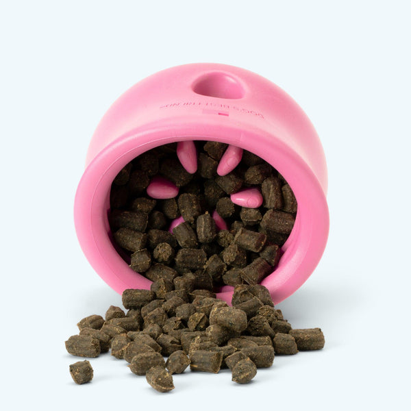 West Paw Zogoflex Toppl Dog Toy, Bubblegum