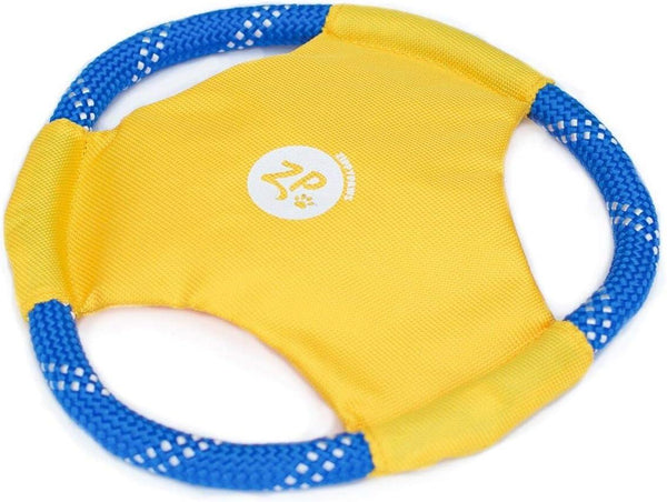 ZippyPaws Rope Gliderz Dog Toy, Yellow