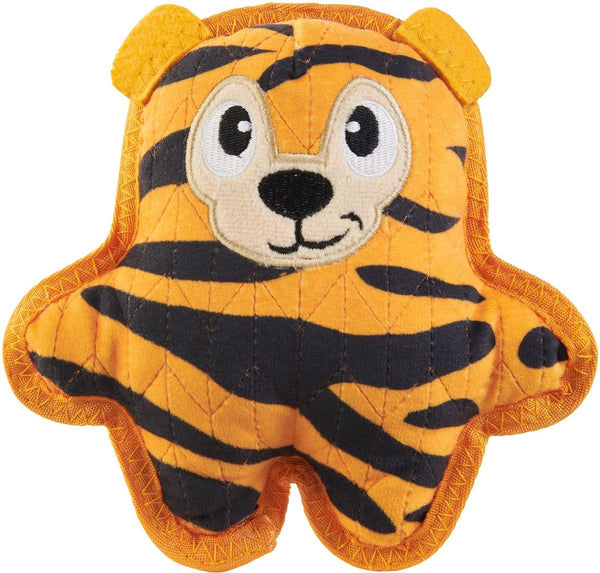 Outward Hound Xtreme Seamz Tiger Dog Toy, Orange