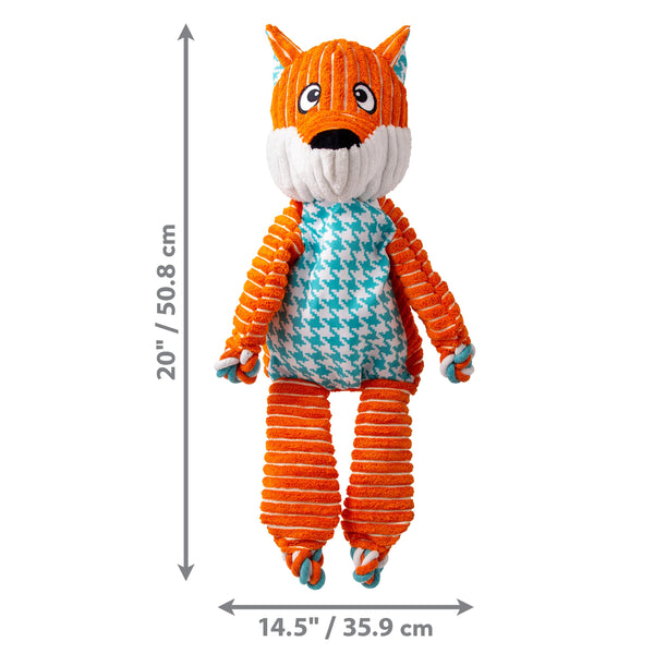 KONG Floppy Knots Jumbo Fox Dog Toy