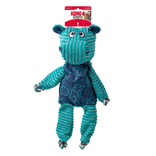 KONG Floppy Knots Jumbo Hippo Dog Toy