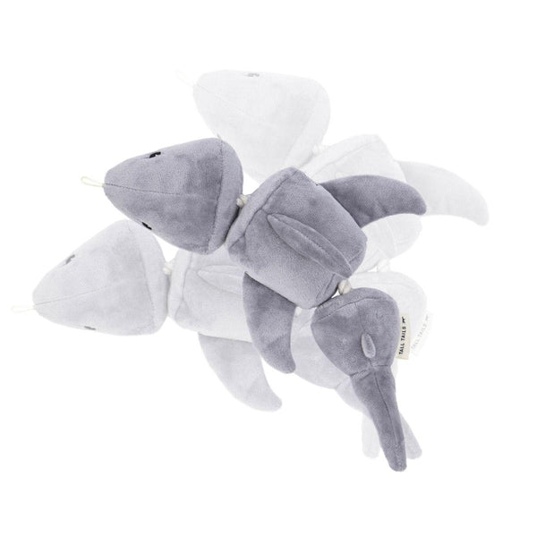 Tall Tails Jointed Shake Play Shark Plush Dog Toy