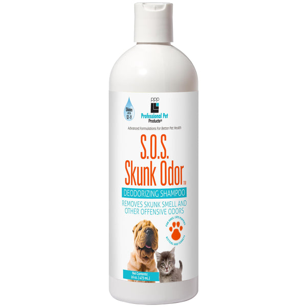 Professional Pet Products S.O.S. Skunk Odor Dog & Cat Shampoo