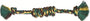 Jouet pour chien Mammoth Monkey Fist Bar, couleur variable