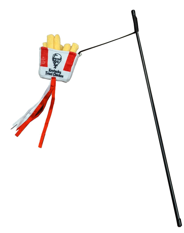 Ethical Spot KFC Fries Wand with Catnip Cat Toy