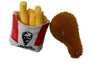 Ethical Spot KFC Fries & Drumette Plush Dog Toy